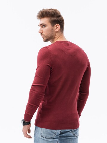 Pull-over Ombre en rouge