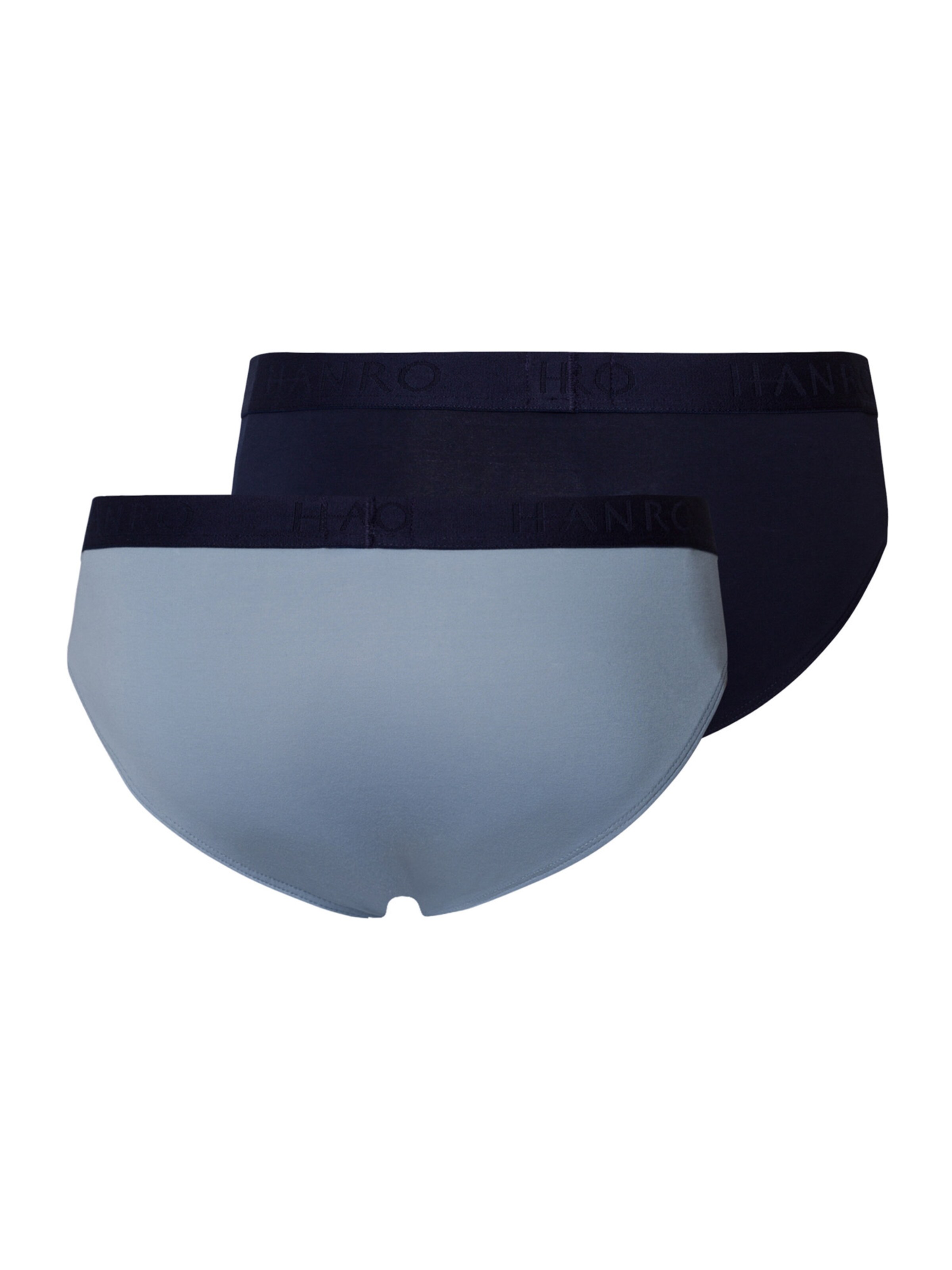 Hanro 2er-Pack Slips ' Cotton Essentials ' in Blau