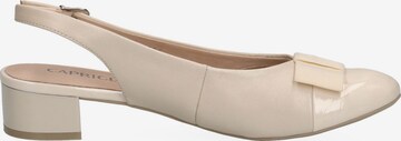 CAPRICE Slingpumps in Beige