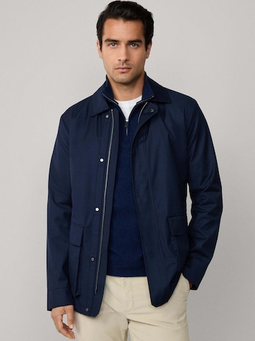 Hackett London Tussenjas in Blauw: voorkant