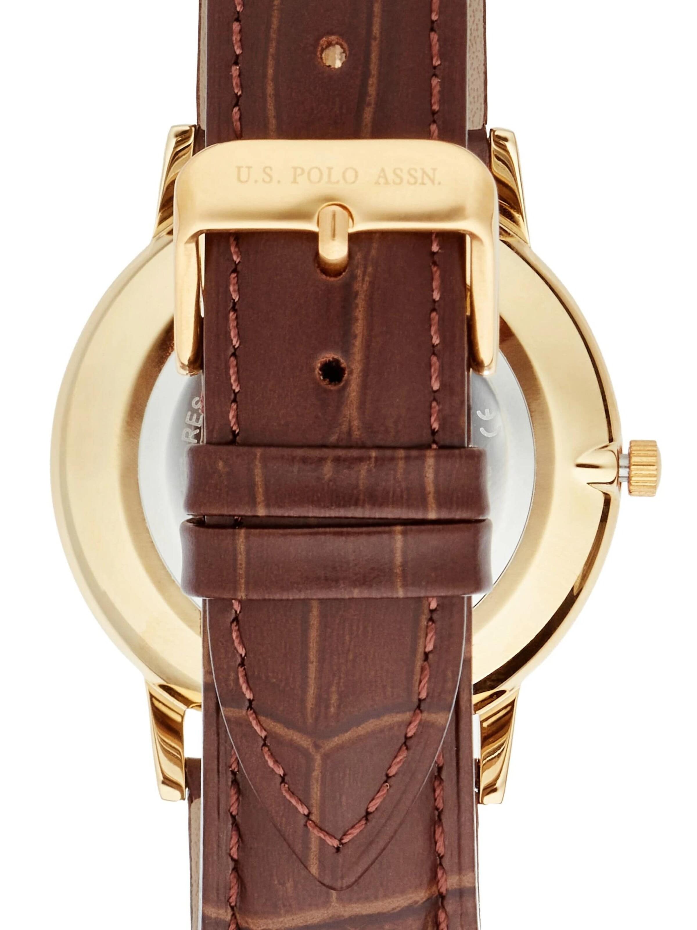 U.S. POLO ASSN. Analog Watch 'Viktor' in Brown