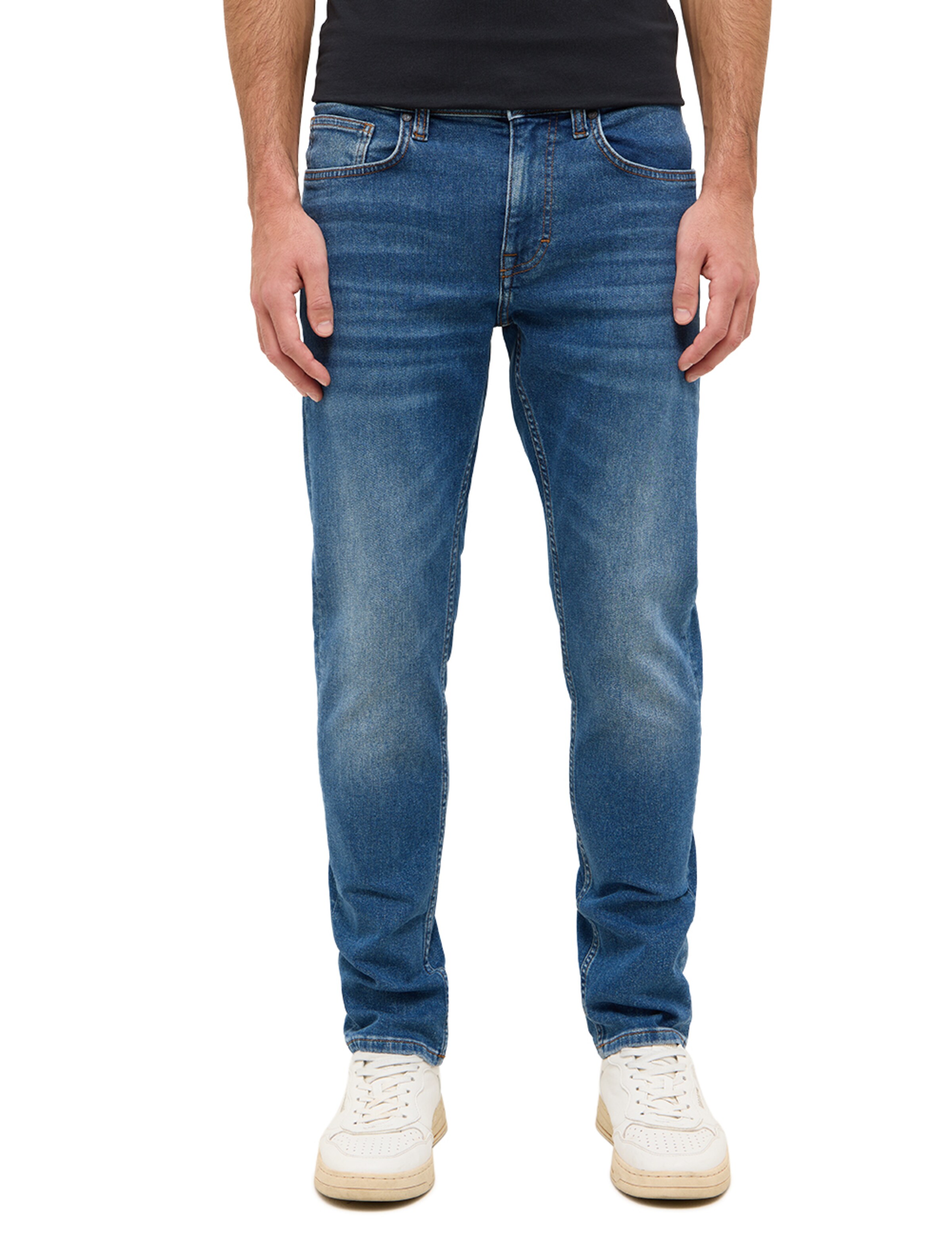 MUSTANG Liibuv Teksapüksid, värv sinine: eest vaates