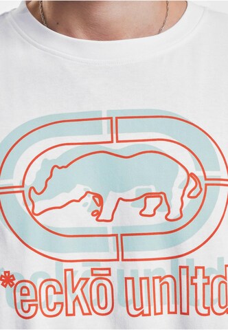 T-Shirt Ecko Unlimited en blanc