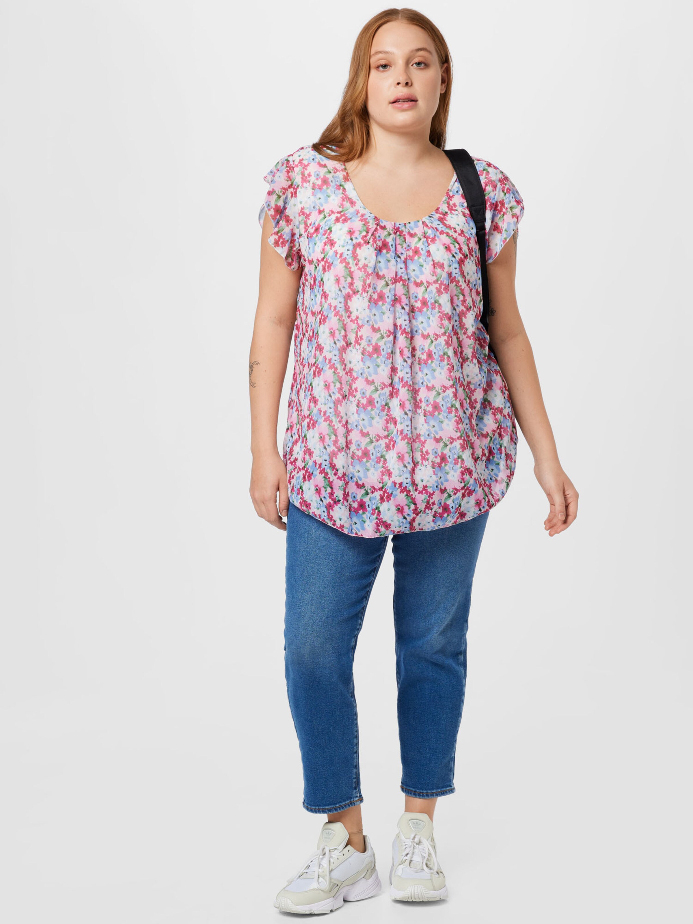 Frauen Große Größen Z-One Bluse 'Nela' in Pitaya, Hellpink - QQ71296 Frauen Große Größen Z-One Bluse 'Nela' in Pitaya, Hellpink - QQ71296