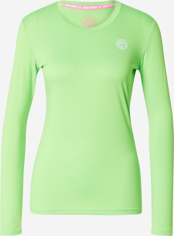 BIDI BADU Funkcionalna majica 'Pia' | zelena barva: sprednja stran