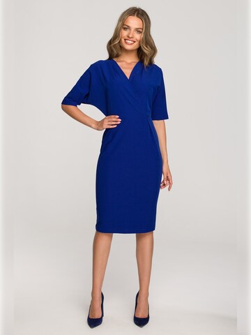 Stylove Jurk 'S313' in Blauw: voorkant