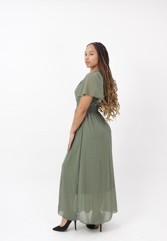 Robe de soirée Elara en vert