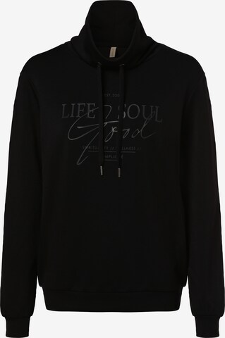 Soyaconcept Sweatshirt in Black: front
