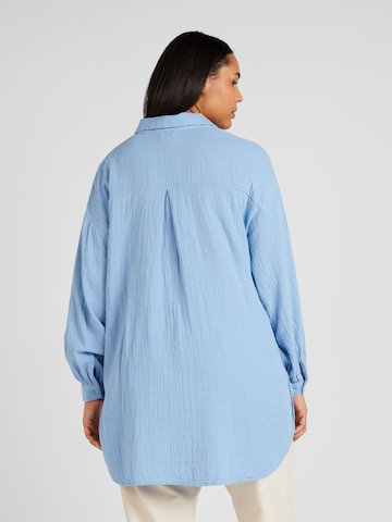 ONLY Carmakoma Blouse 'THYRA' in Blauw