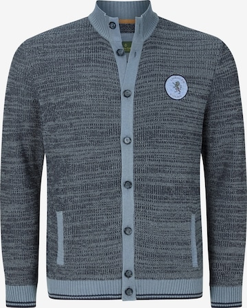 Charles Colby Knit Cardigan 'Duke Odoi' in Blue: front