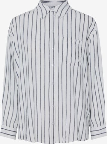 Camicia da donna 'PCPia' di PIECES in bianco: frontale