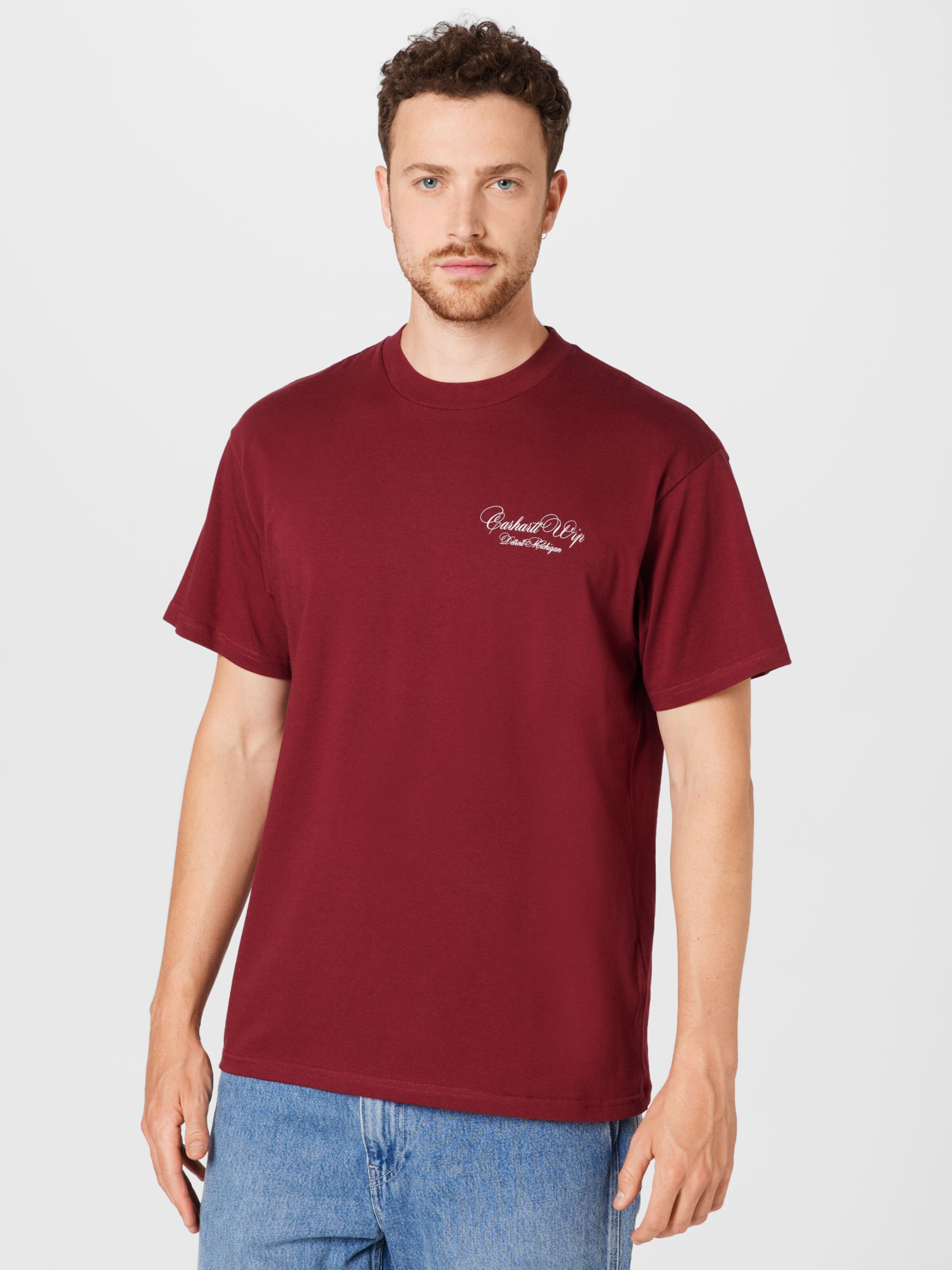 Carhartt T-Shirt 103565 mit Taschen für Herren aus mittelschwerer Baumwollmischu 
