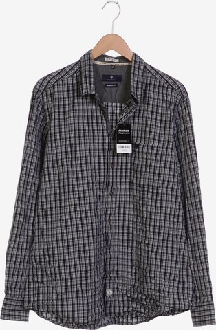BASEFIELD Button Up Shirt in XXL in Grey: front