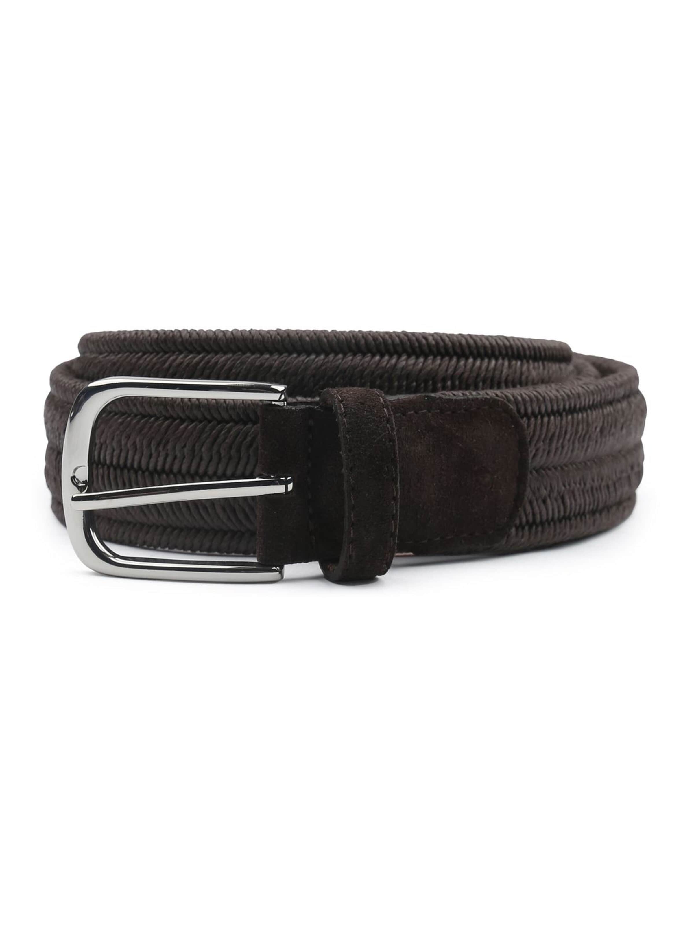 Profuomo Belt in Brown: front