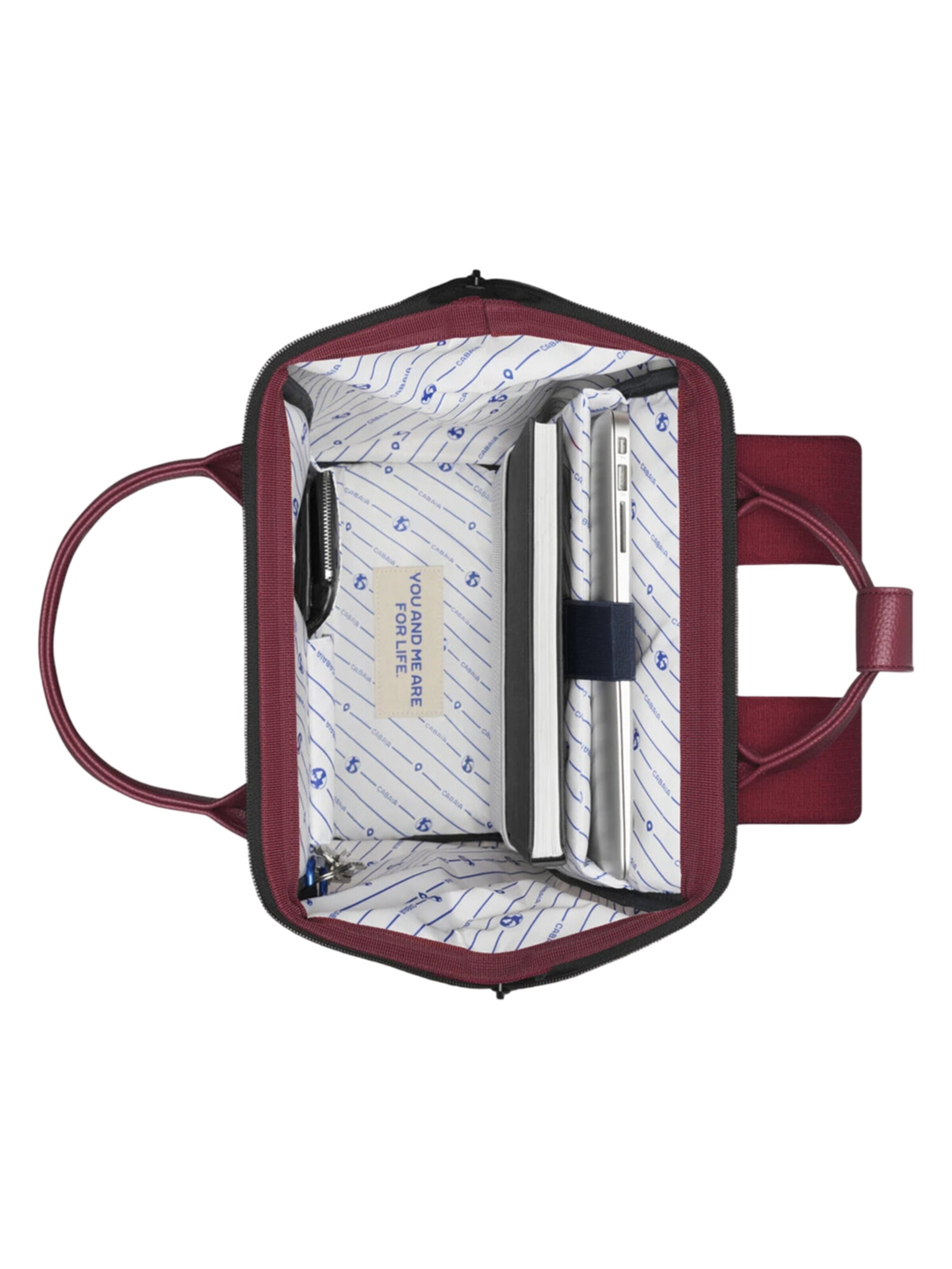 Cabaia Rucksack 'Santiago De Cuba M'‌‌‌‌‌‌‌‌‌ in Rot