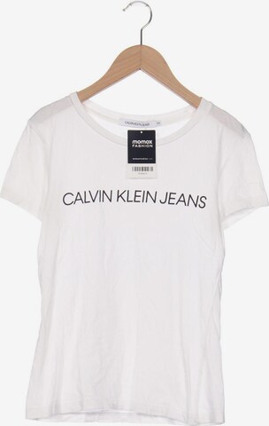 Calvin Klein Jeans T-Shirt XS in Weiß: predná strana