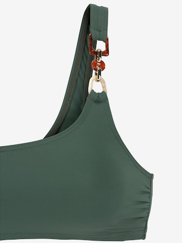LASCANA - Bustier Top de bikini 'Yves' en verde