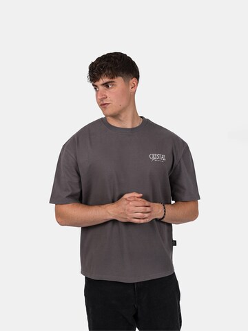 Crystal Paris Shirt 'Dias' in Grijs: voorkant