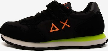SUN68 Trainers 'Tom Fluo' in Black: front