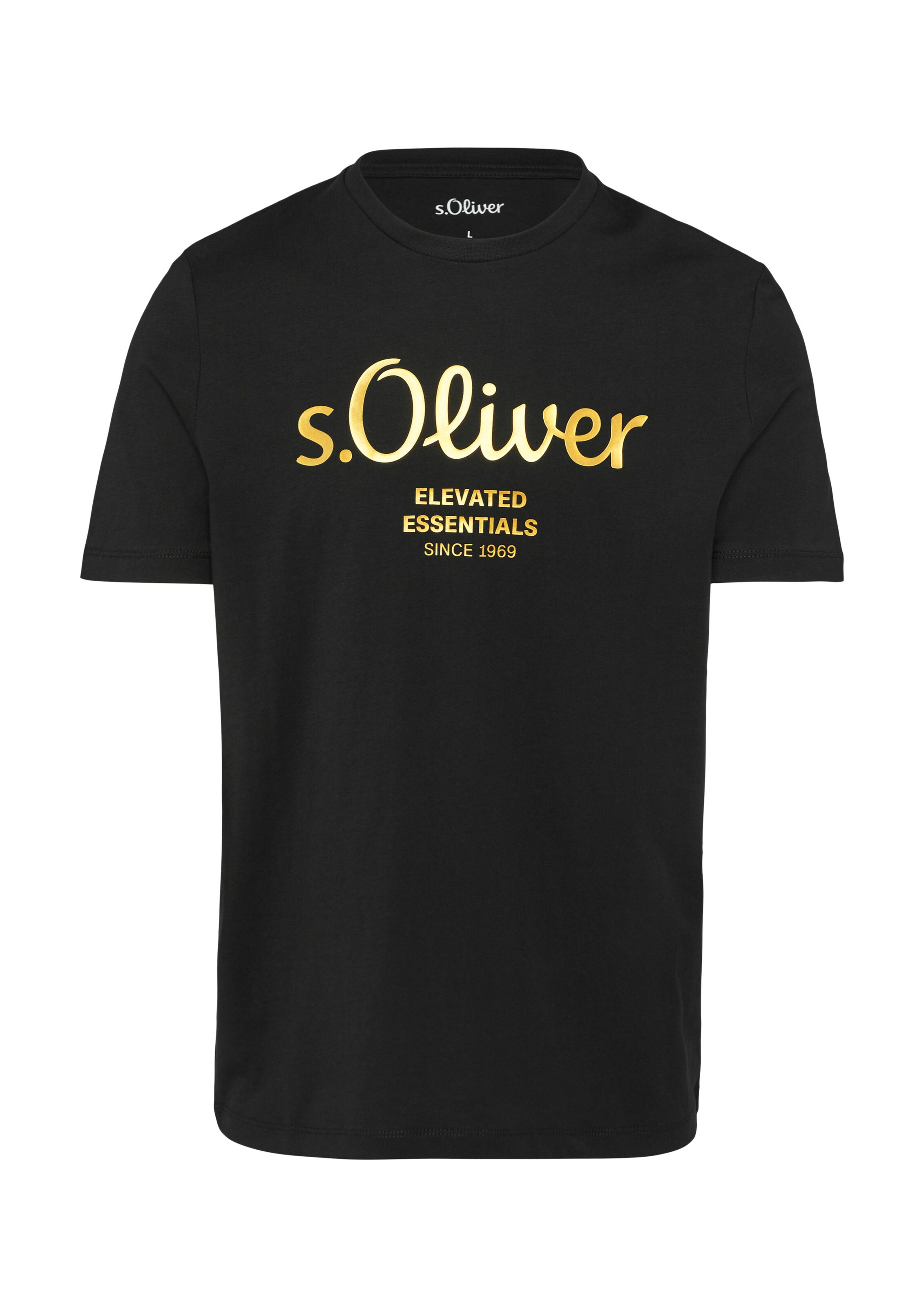 s.Oliver Shirt in Zwart: voorkant