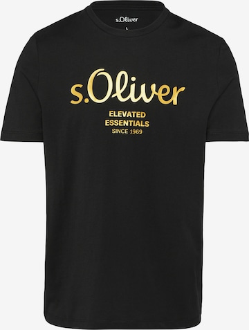 s.Oliver Shirt in Schwarz: Vorderseite
