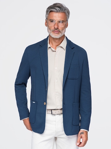 Coupe slim Veste de costume Ombre en bleu
