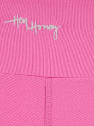 Hey Honey Skinny Sportovní kalhoty – pink
