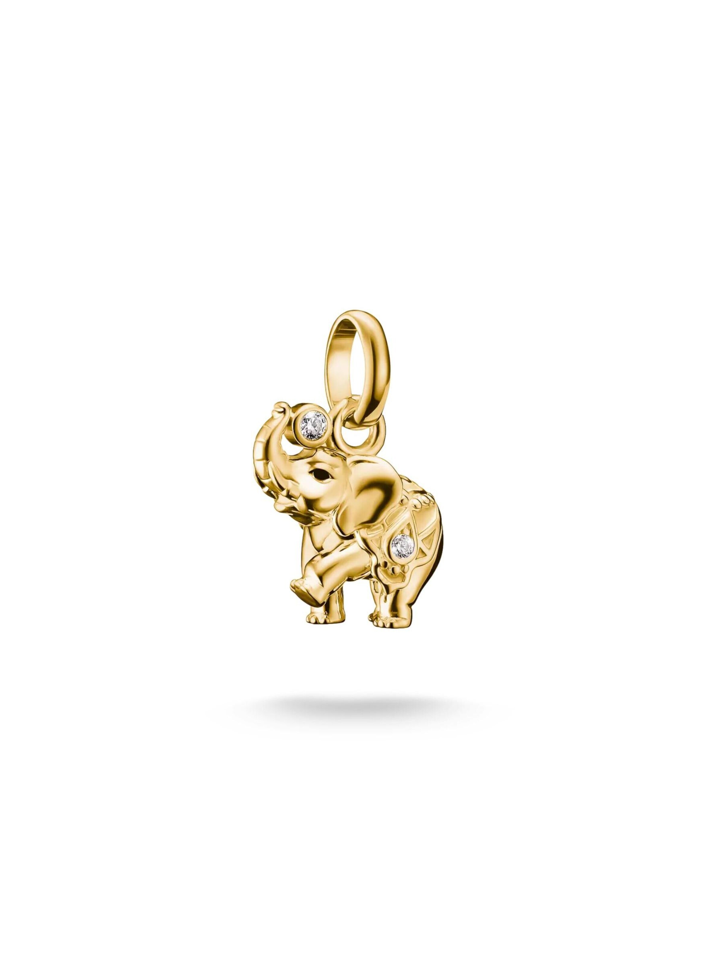 Pendentif Thomas Sabo en or : devant