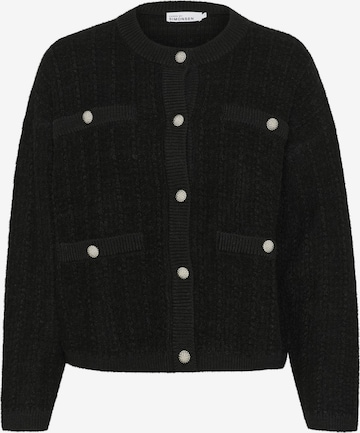 KAREN BY SIMONSEN Knit Cardigan in Black: front