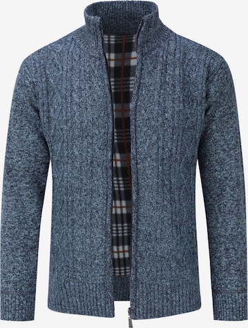 Youthup Knit Cardigan in Blue: front