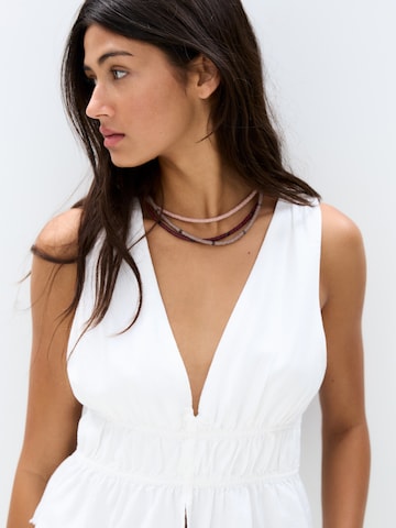 Pull&Bear Top in Weiß