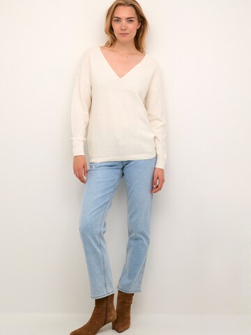 Cream Sweater 'Sillar' in Beige