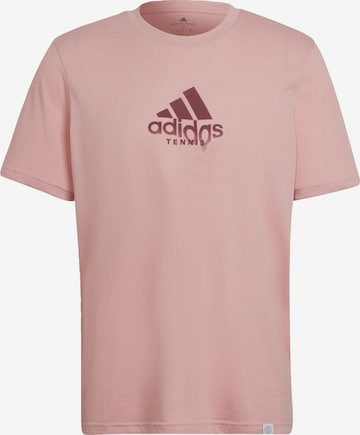 ADIDAS PERFORMANCE - Camisa funcionais em rosa: frente
