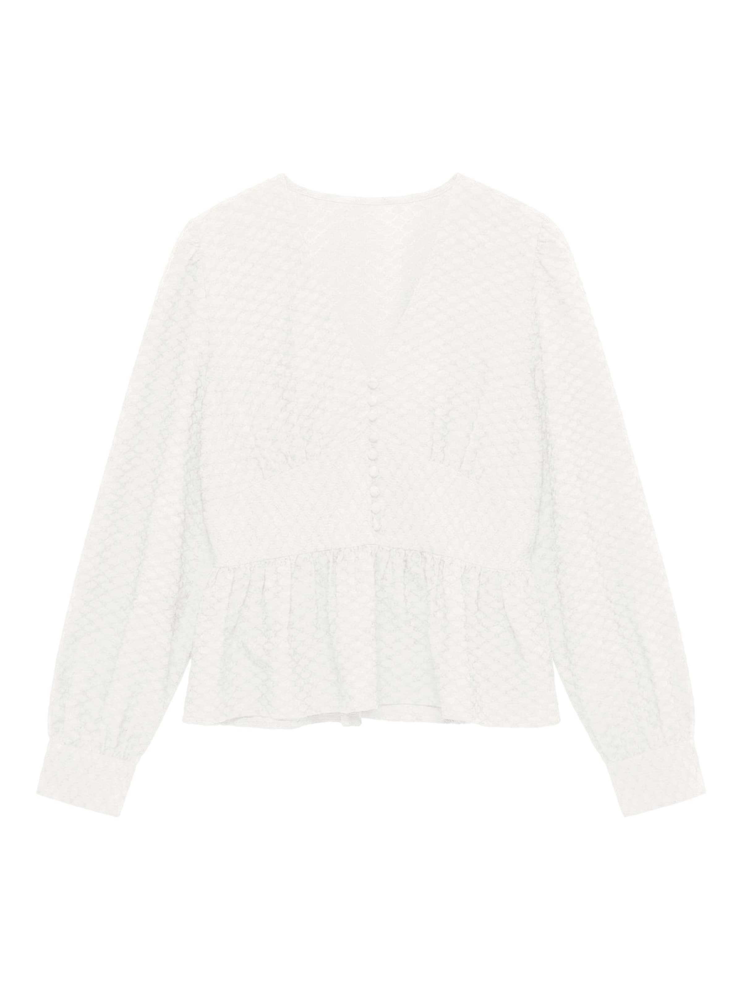 VERO MODA Blouse in Wit: voorkant