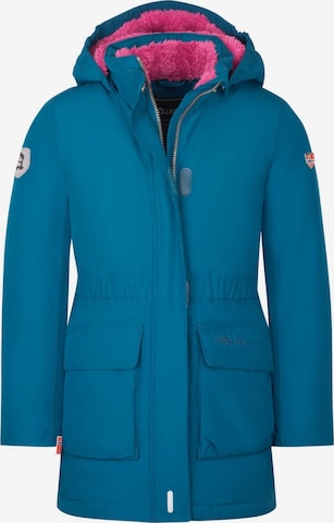 TROLLKIDS Winter Jacket in Blue: front