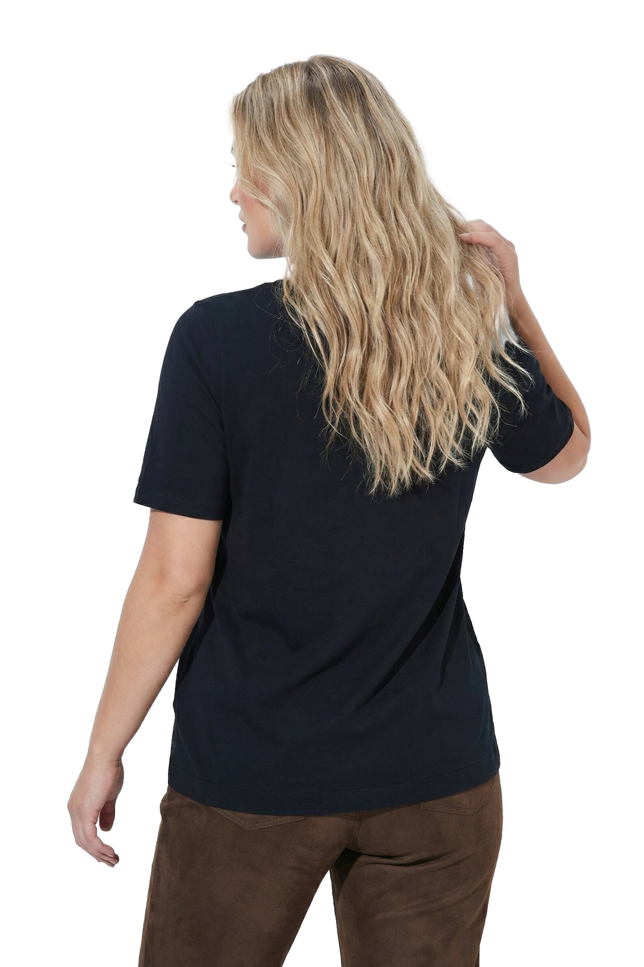 Ulla Popken Shirt in Schwarz