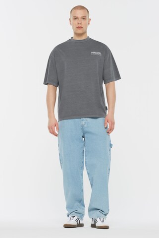 Harlem Soul JO-HN T-Shirt Oversized printed in Grau