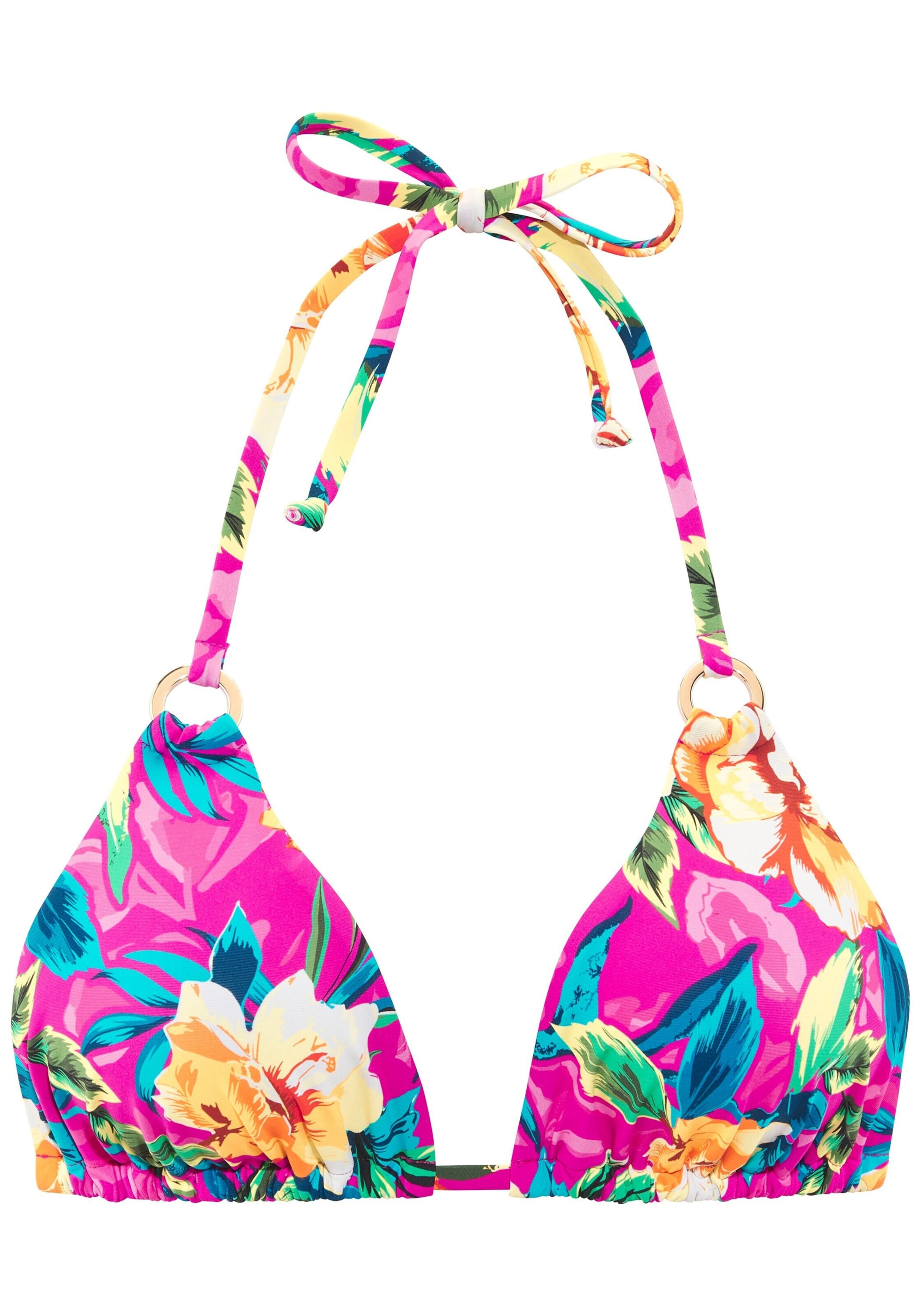 LASCANA Triangel Bikinitop in Pink: Vorderseite