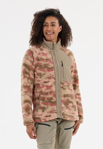 Whistler Fleece jacket 'Ellison' in Red: front
