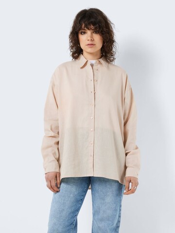 Camicia da donna 'Moya' di Noisy may in beige: frontale