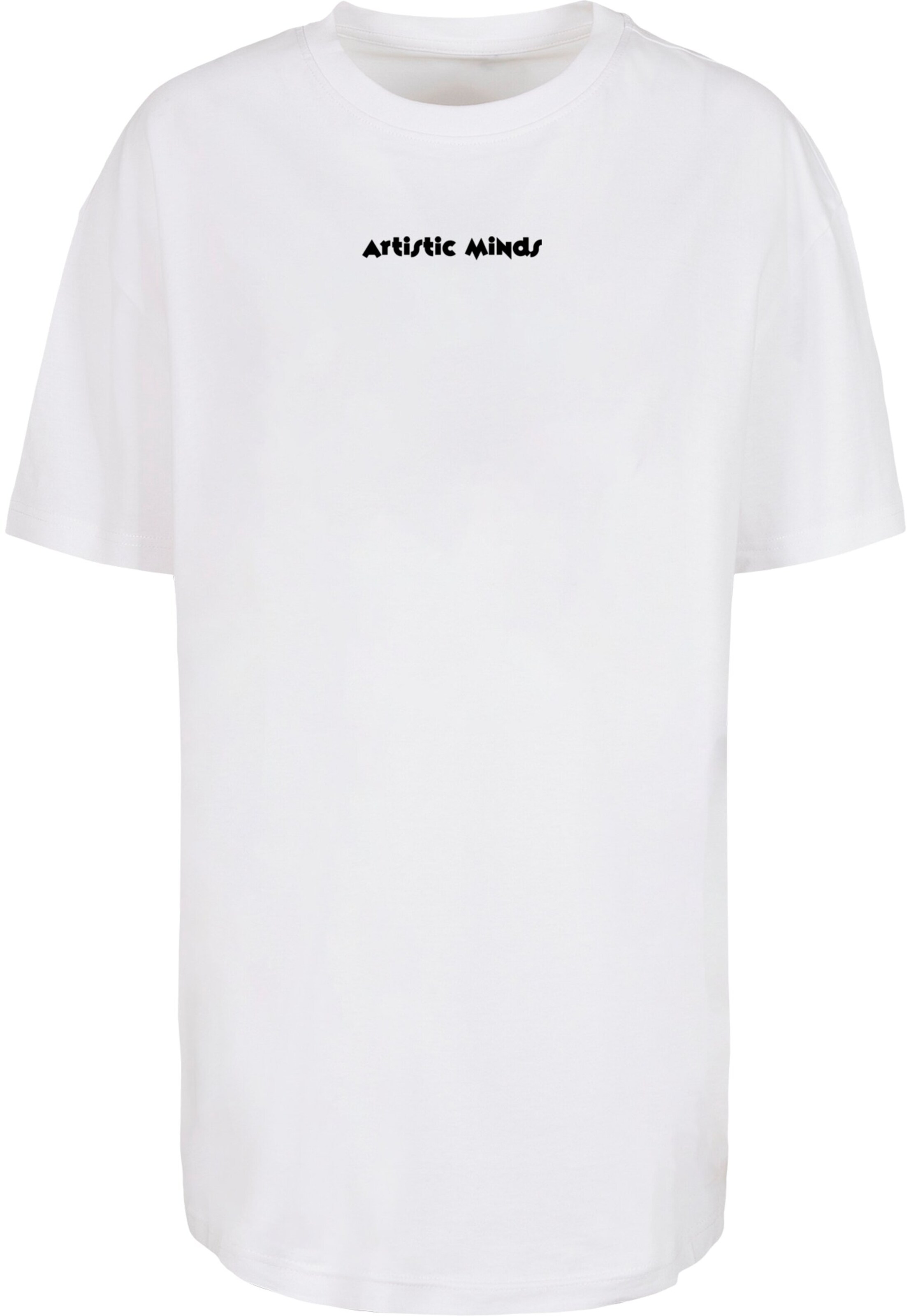 Merchcode Shirt 'Artistic Minds' in White: front