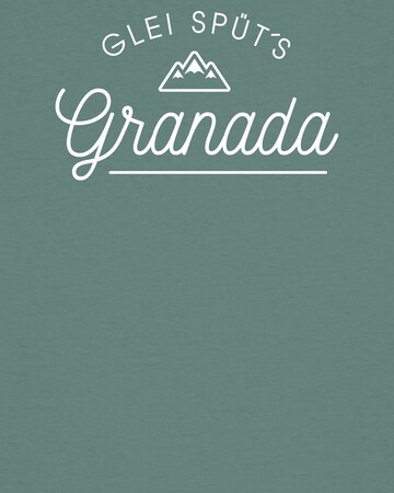 Maglietta 'Glei Spüt's Granada' di Watapparel in verde