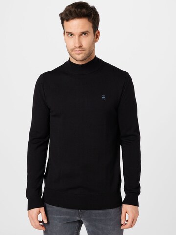 G-Star RAW - Jersey en negro: frente