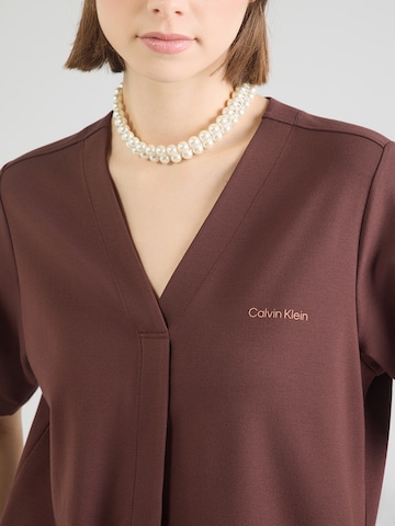 Calvin Klein Jeans Φόρεμα 'PUNTO MILANO' σε καφέ