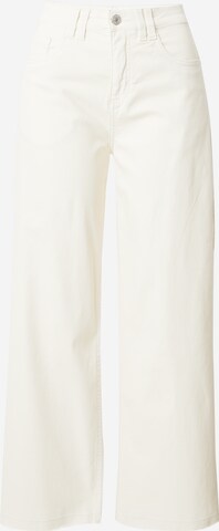 Fransa Wide leg Jeans 'HANNA' i vit: framsida