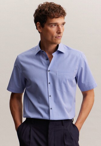 SEIDENSTICKER Regular Fit Business Hemd in Blau: predná strana