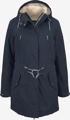 POLARINO Performance Jacket in Blue: front