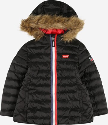 Levi's Kids Winter Jacket in Black: front