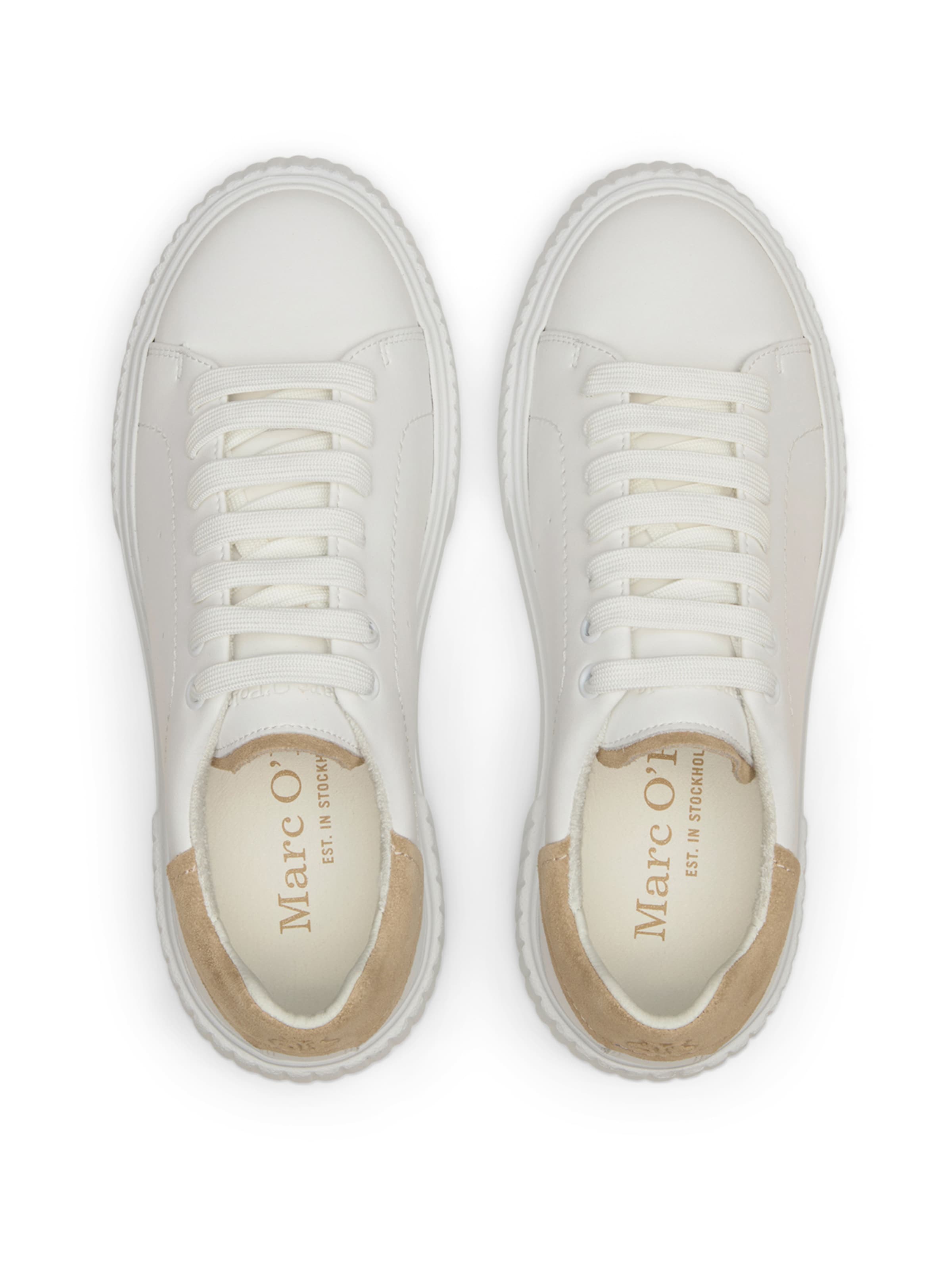 Baskets basses Marc O'Polo en beige