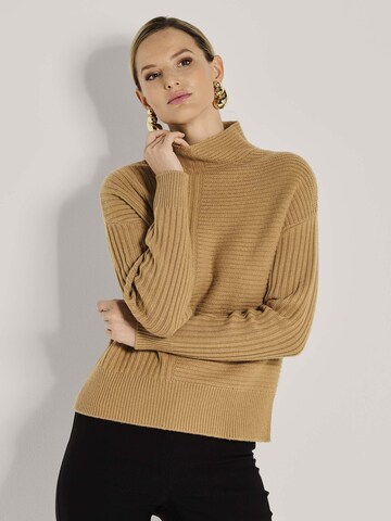Pull-over MADELEINE en beige : devant